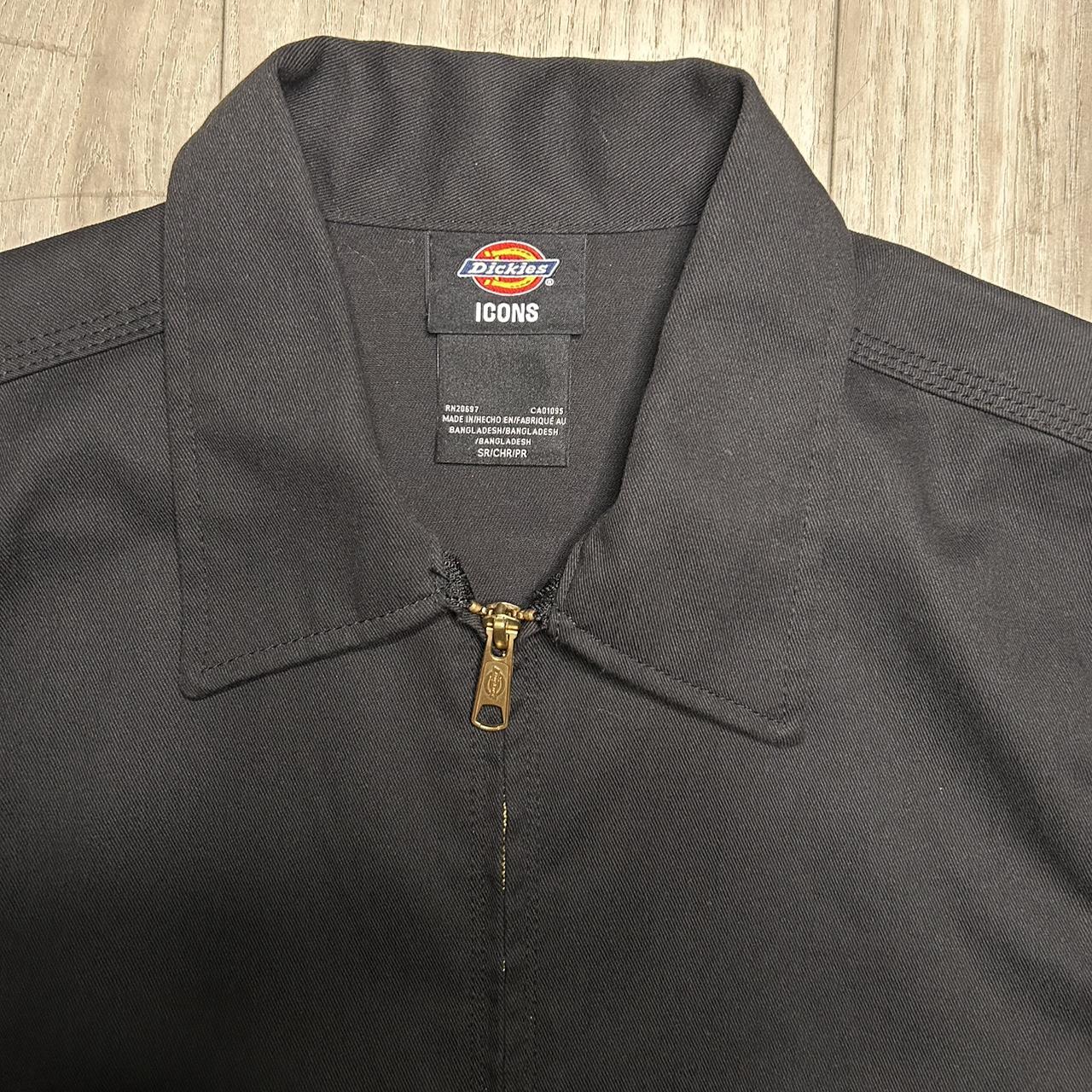 Dickies Icons Work Jacket Black Size Small but fits... - Depop