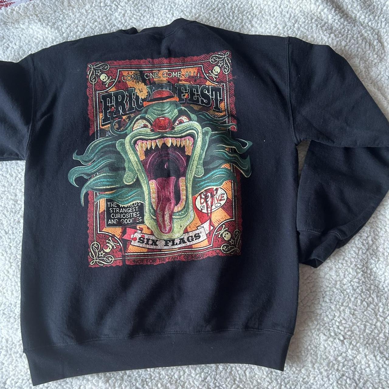 Fright fest six flags sweatshirt Super cool Brand... - Depop