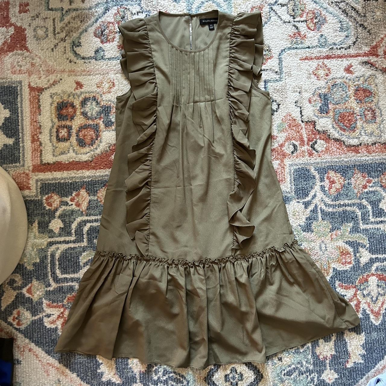 Banana republic olive green on sale dress