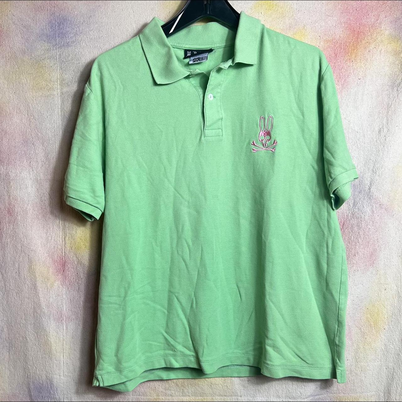 Psycho Bunny Women's Green Polo-shirts | Depop