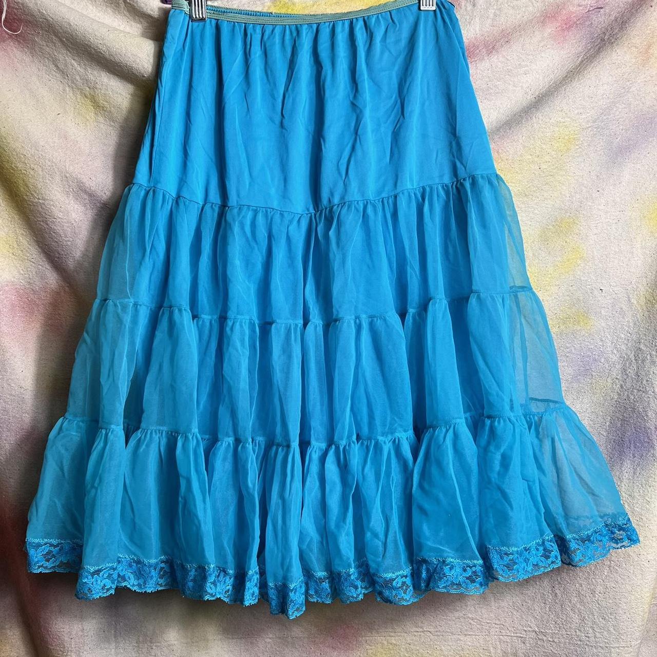 Women's Blue Skirt Depop