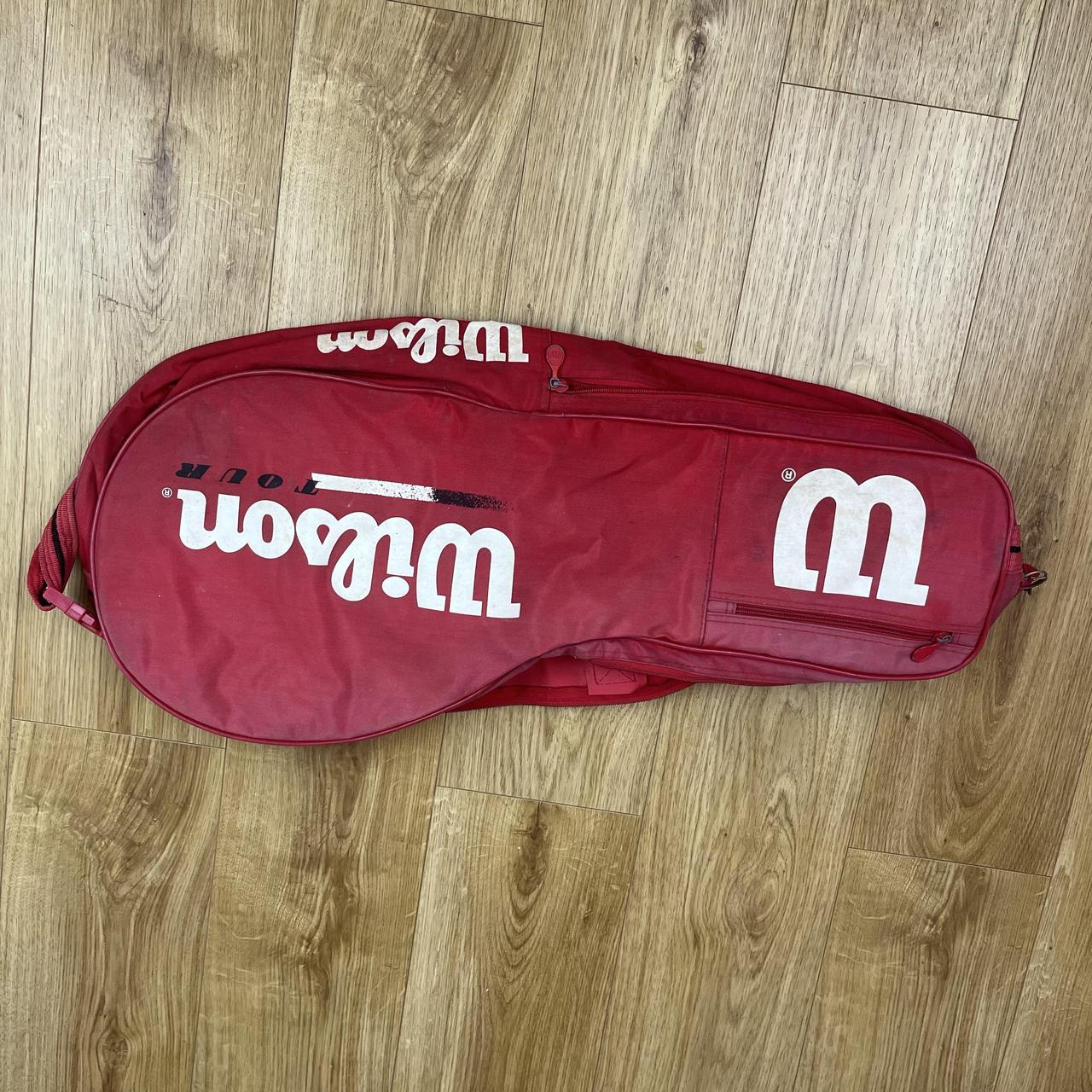 Lush Pink Wilson Tennis Bag. Used a few times only. - Depop