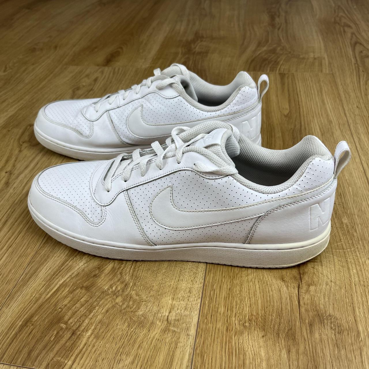 Nike court borough outlet low white mens