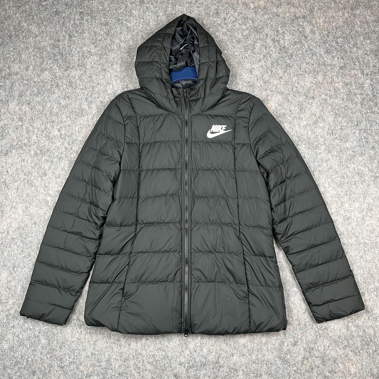 grey nike puffer jacket mens