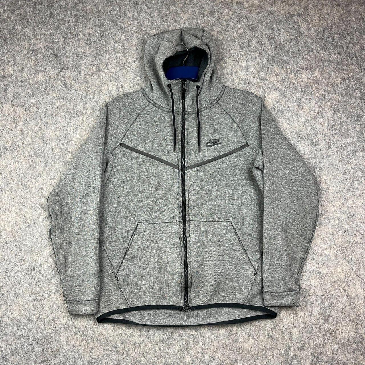 grey nike hoodie mens medium