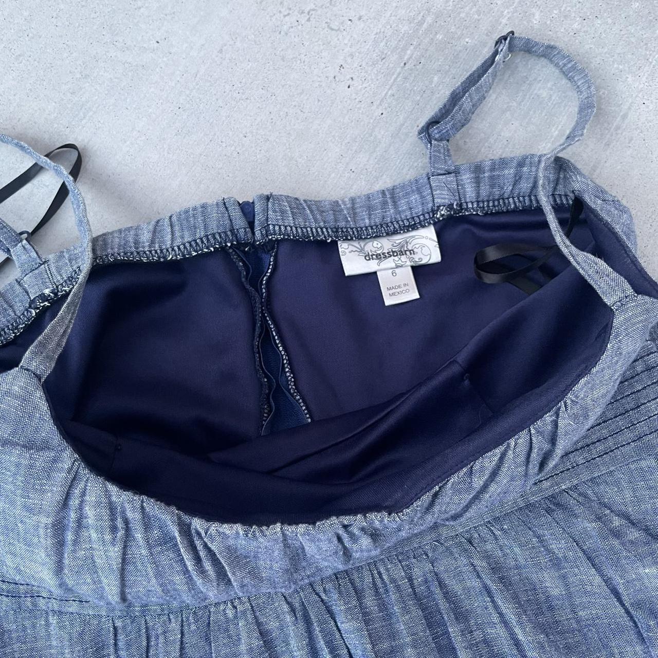 Dressbarn Women's Dress - Blue/Grey - 6 – Bubble … - image 5