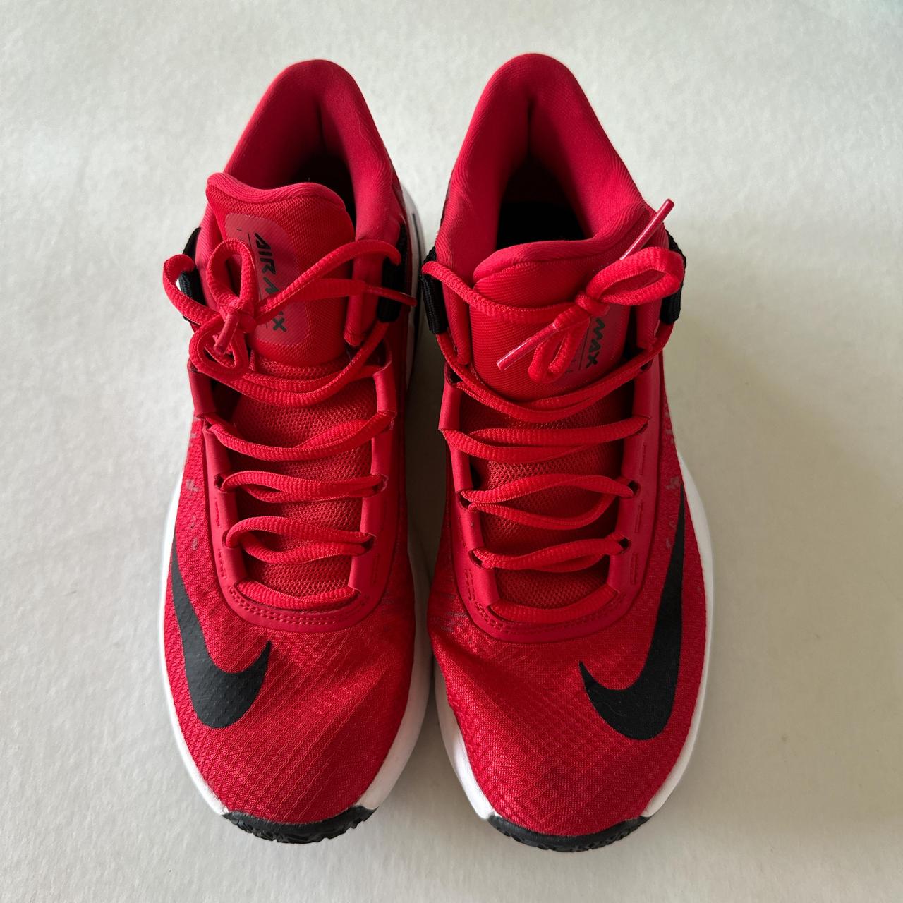 Nike Air Max Infuriate shoes size 7 red Barely. Depop