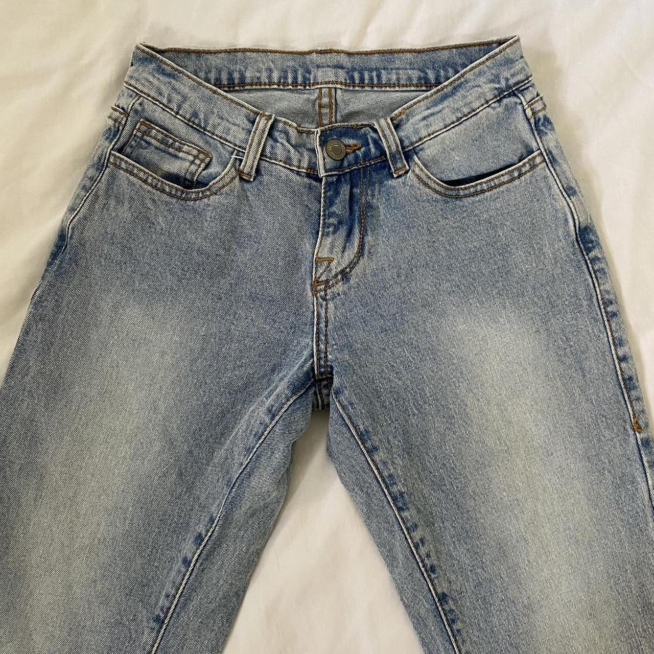 Low rise Brandy Melville Quinn jeans Only worn a... Depop