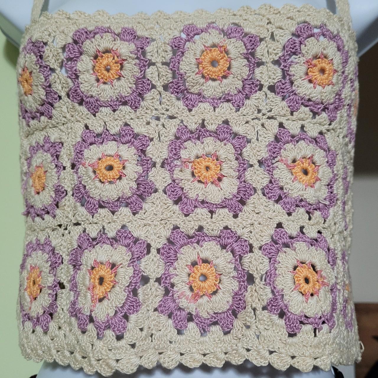 CROCHET FLOWER TANK TOP 🌼DETAILS NWT super cute... Depop