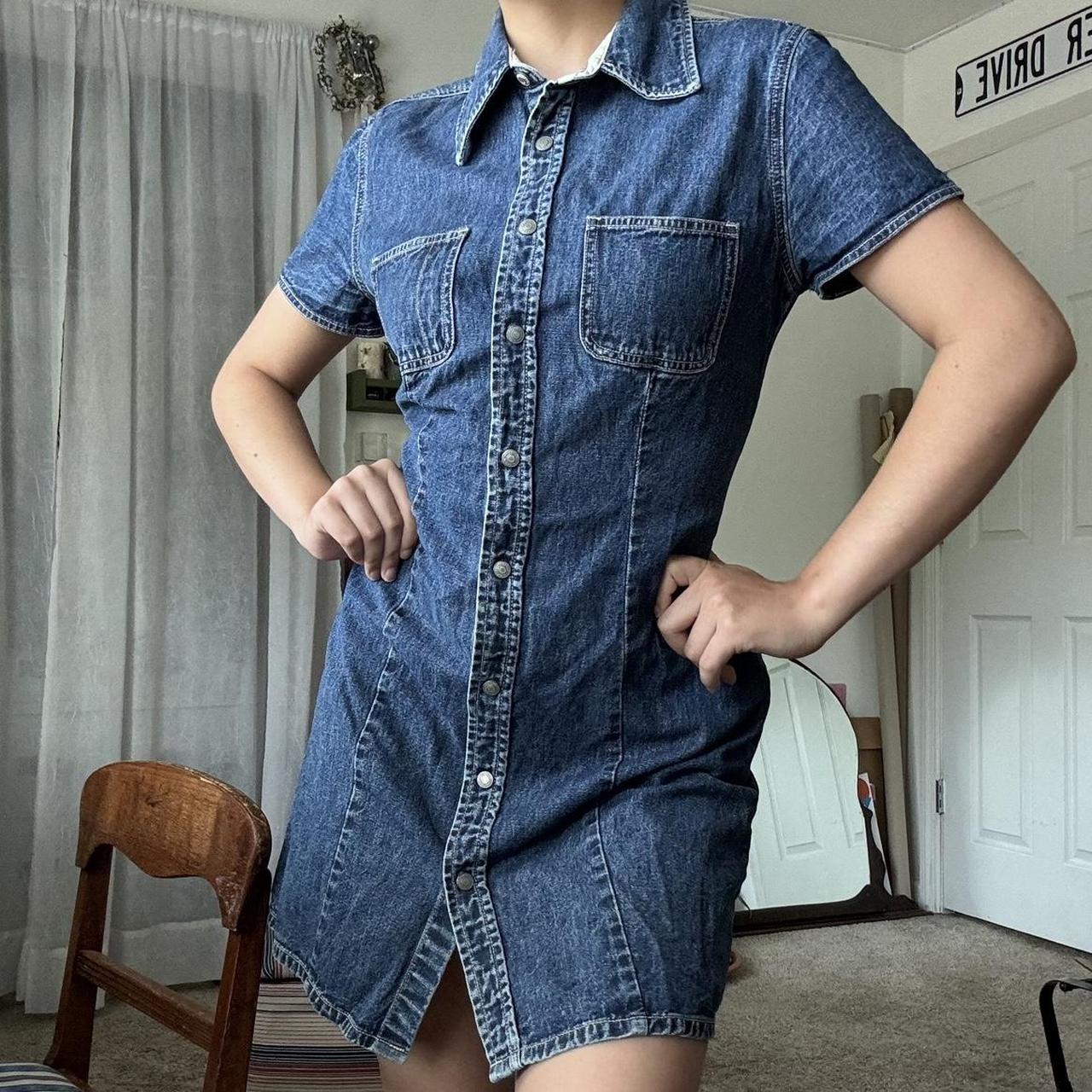 Shops old navy denim dress