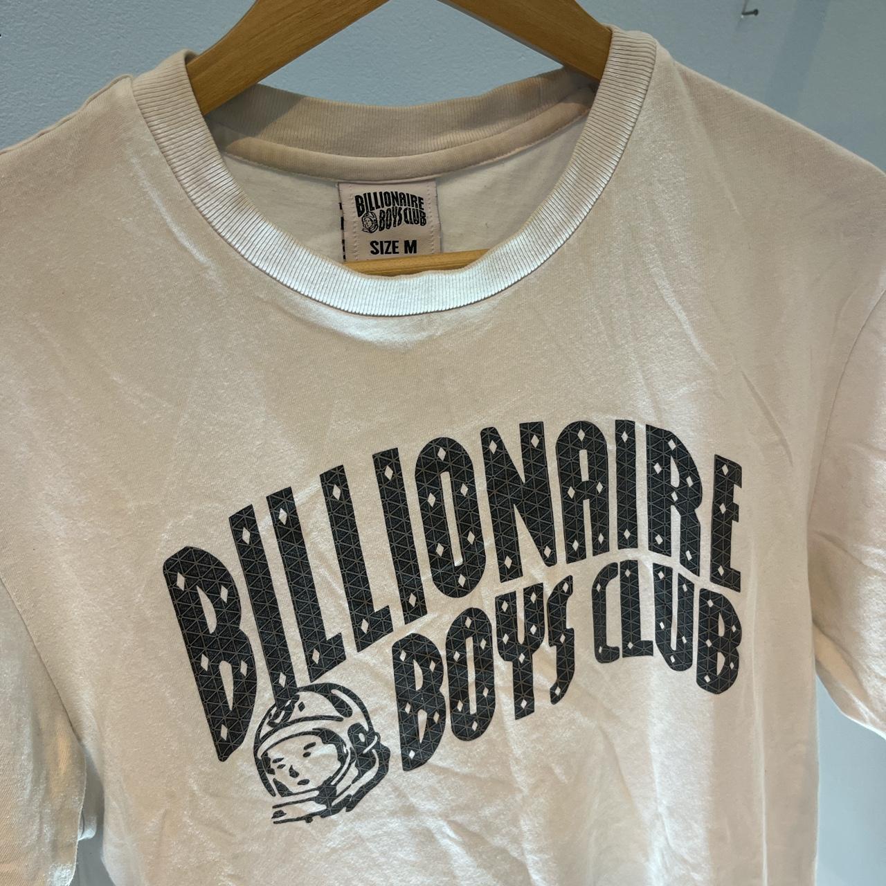 Billionaire Boys Club Men's White and Black T-shirt | Depop