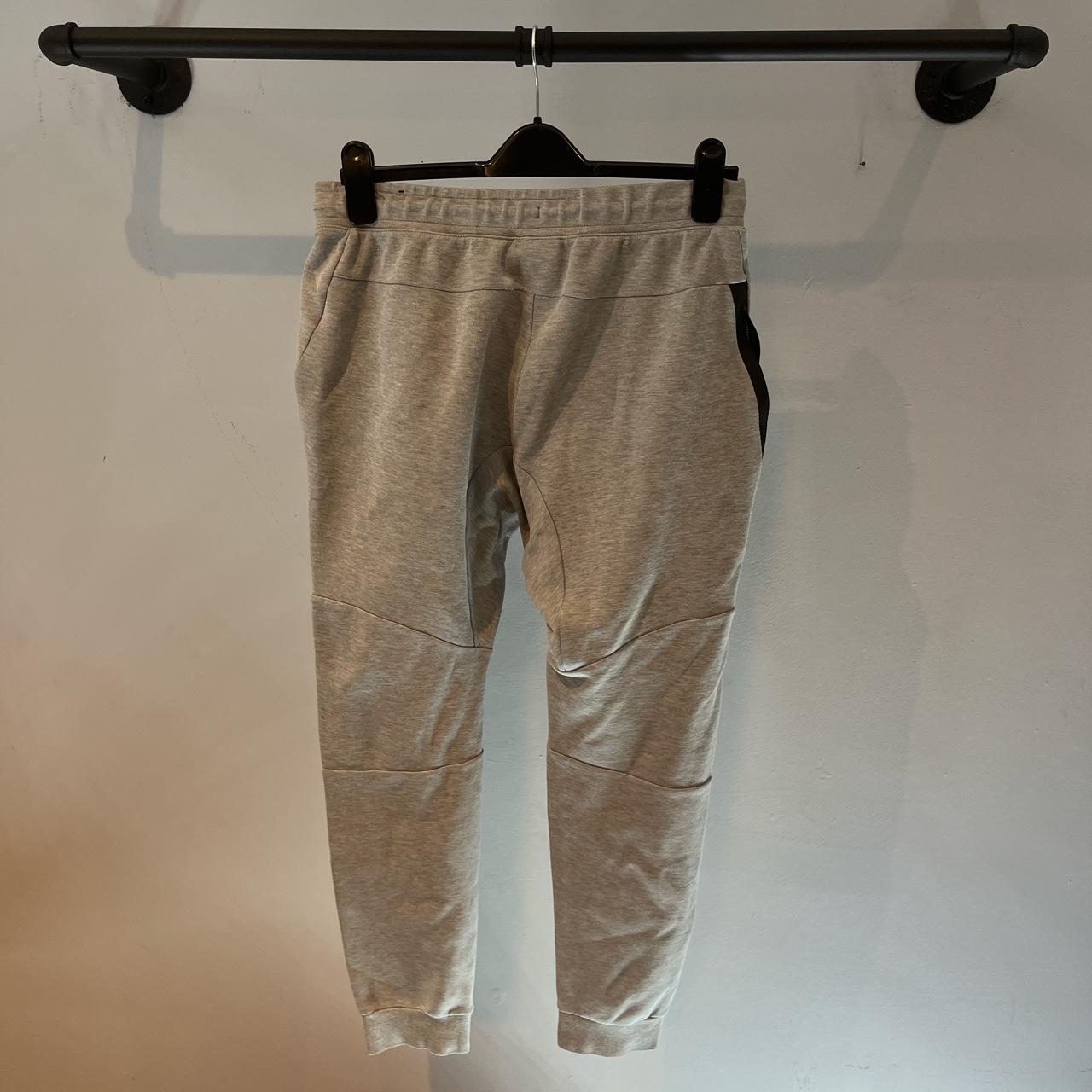 mens grey tech fleece joggers