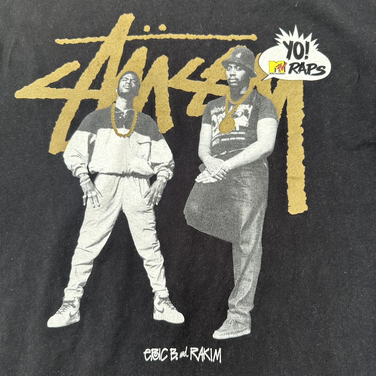 Vintage Stussy x deals Eric B & Rakim Yo MTV Raps Tee Shirt