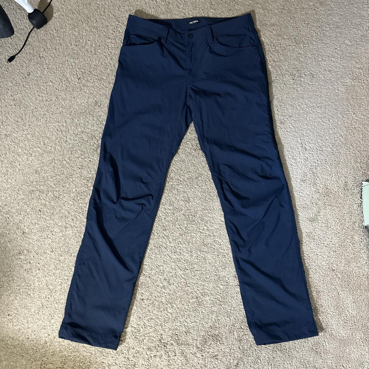 ARCTERYX PANTS NAVY BLUE SIZE 34 GREAT CONDITION.... - Depop