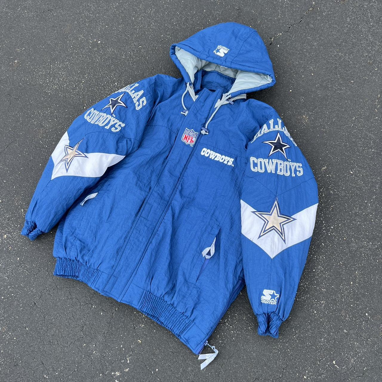 Dallas Cowboys Pro Line Starter Leather Jacket (L) – Retro Windbreakers