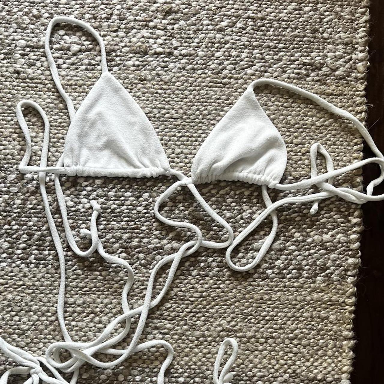Frankies Bikinis Women's White Bikiniandtankinitops Depop