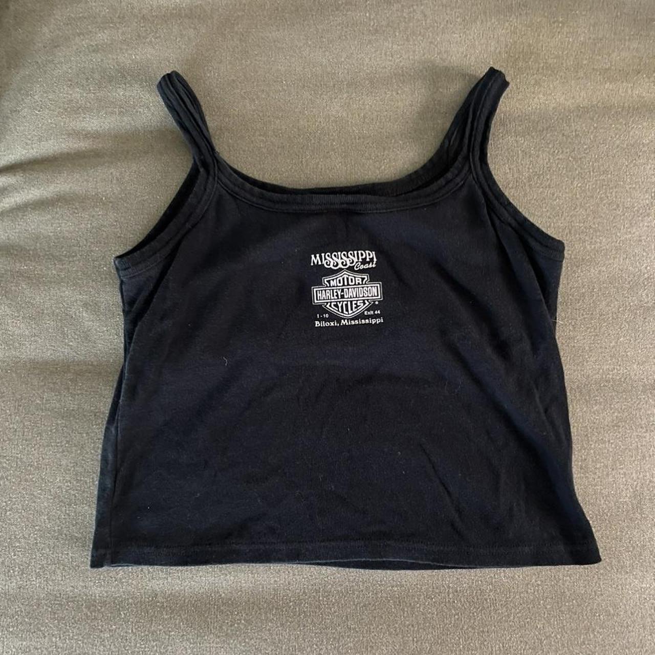 Vintage Harley Davidson tank top. Says size XL but... - Depop