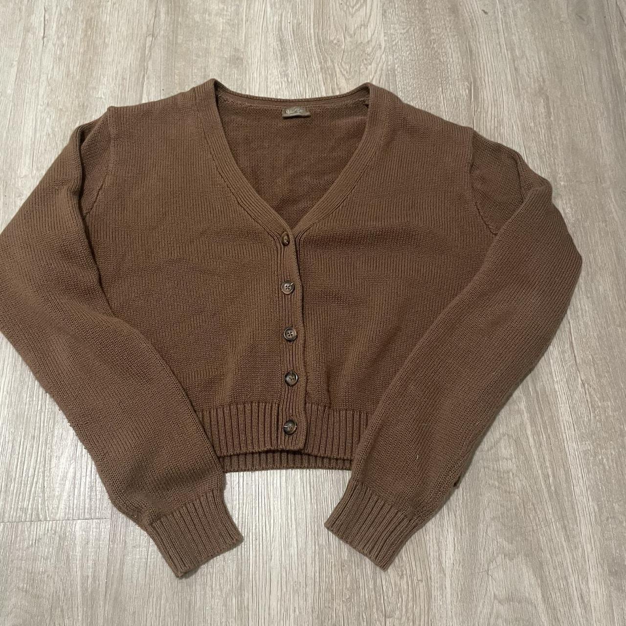 Brandy Melville Women's Cardigan Brown One size – Brandy