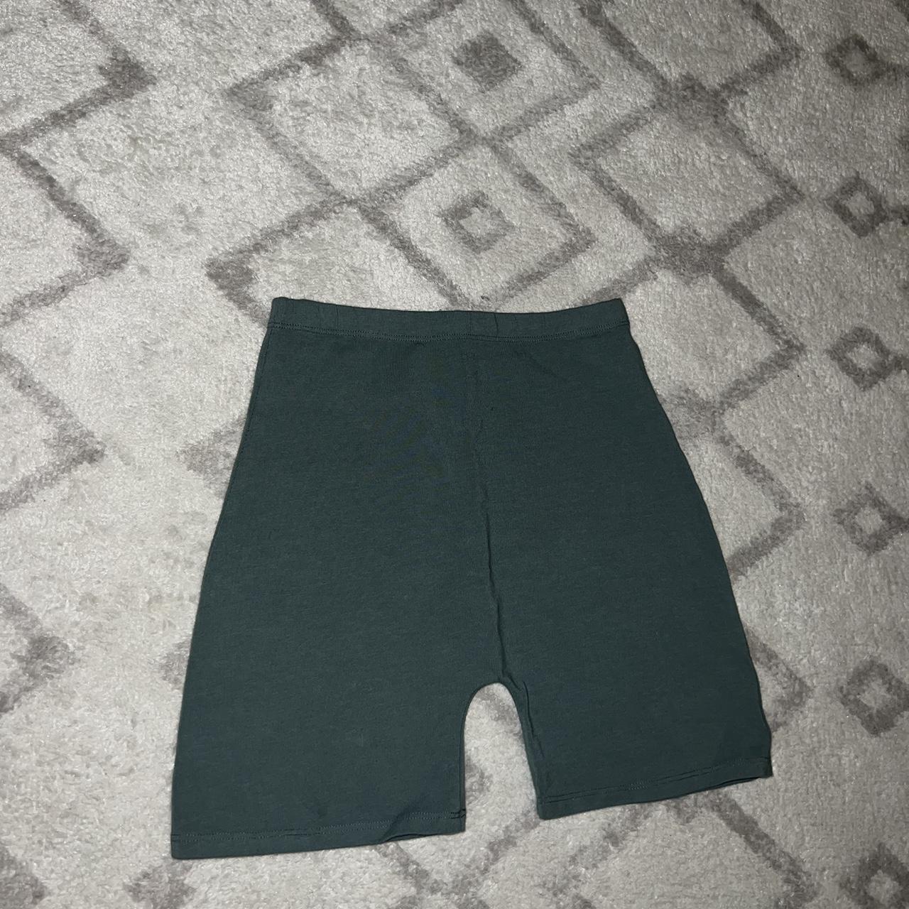 brandy melville olive green cotton biker shorts Depop