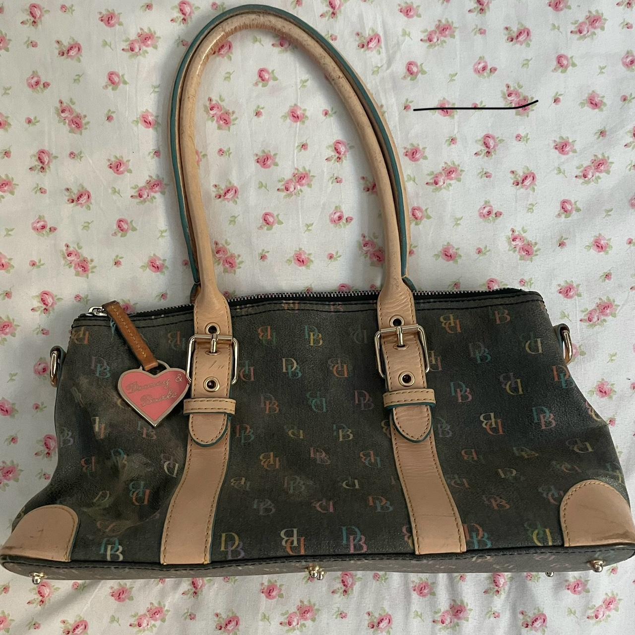 Dooney and Bourke bag bags color is fading zipper... Depop