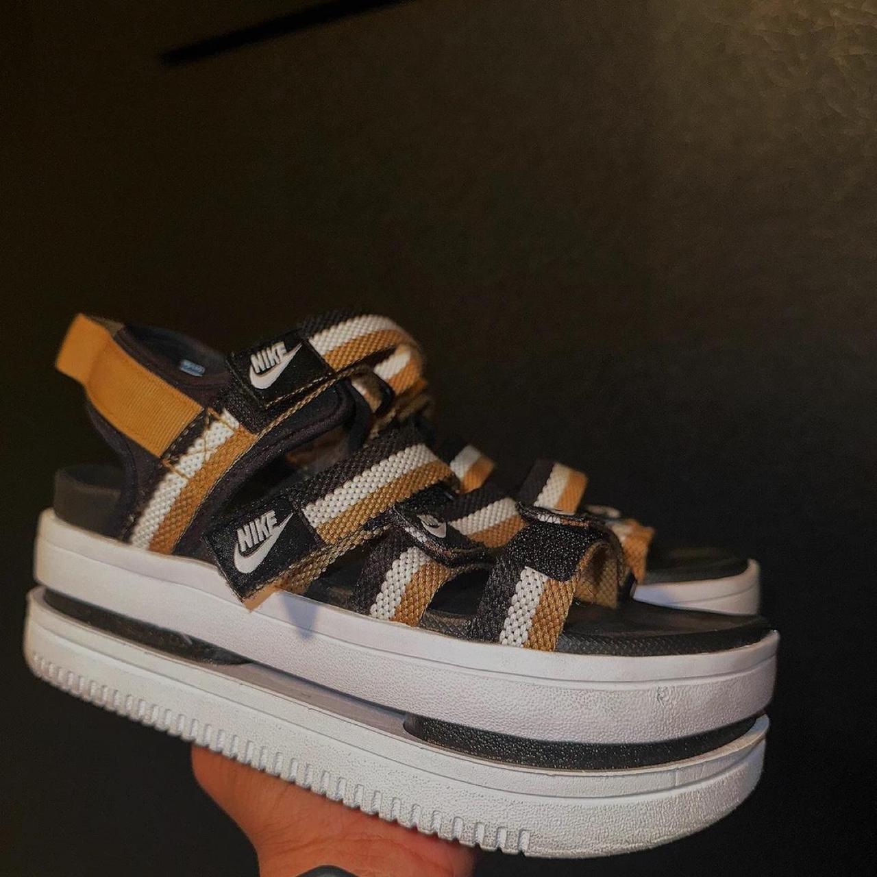 multicolor nike sandals