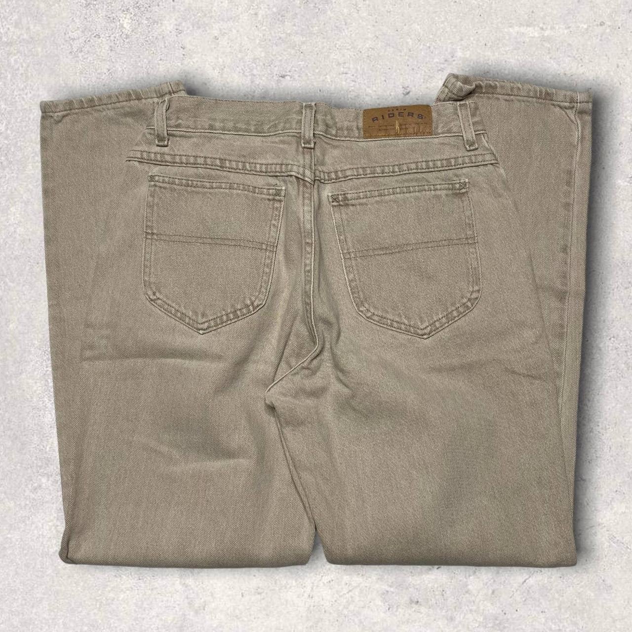 Vintage Tan Lee Riders Relaxed Fit Jeans Tapered... - Depop