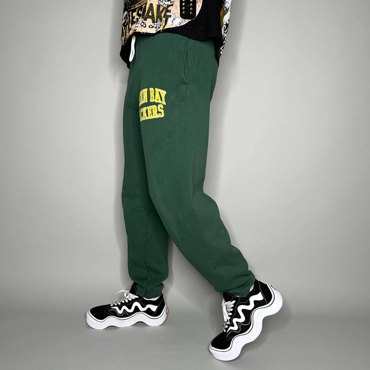 Green Bay Packers Joggers Cotton Forest Green - Depop
