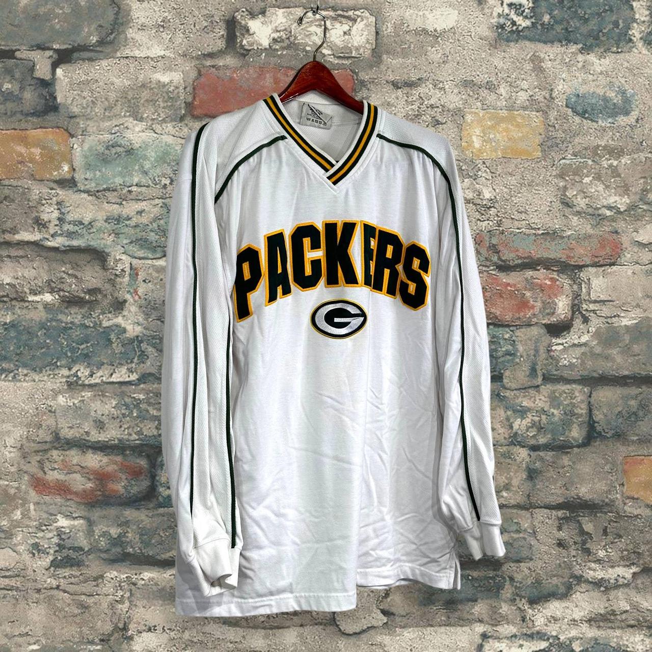 Vintage Y2K Packers NFL Team Apparel Long Sleeve Tee - Depop