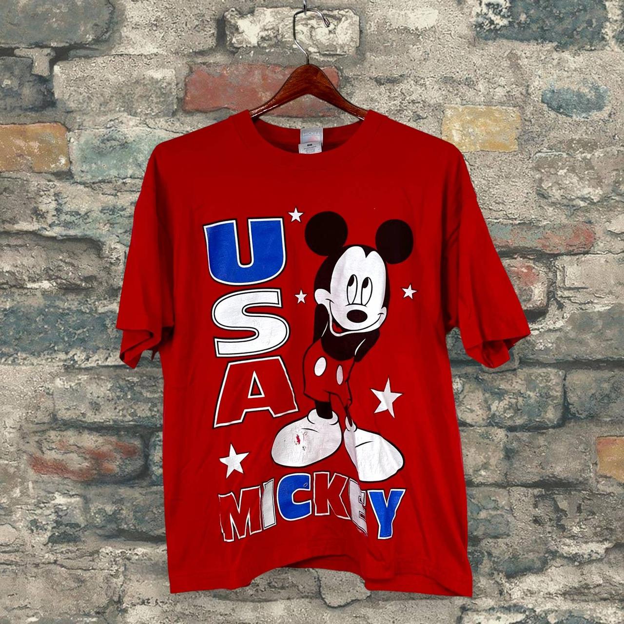 Vintage Mickey Mouse Shirt Made in USA Disney... - Depop