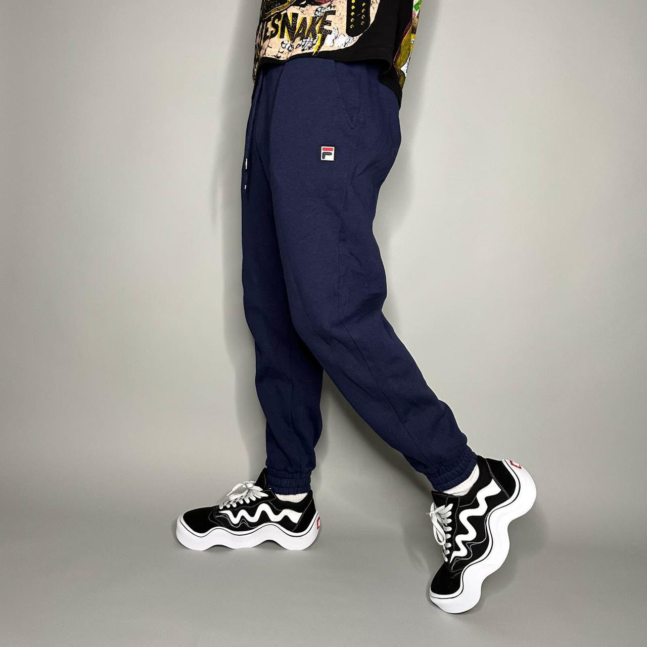 Navy fila hot sale joggers