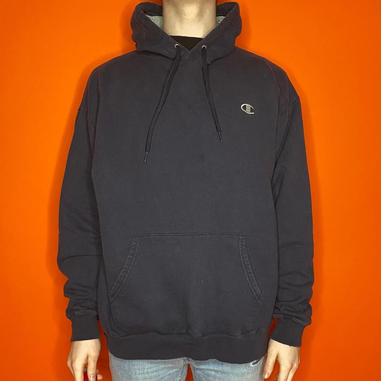 Orange and blue champion on sale hoodie