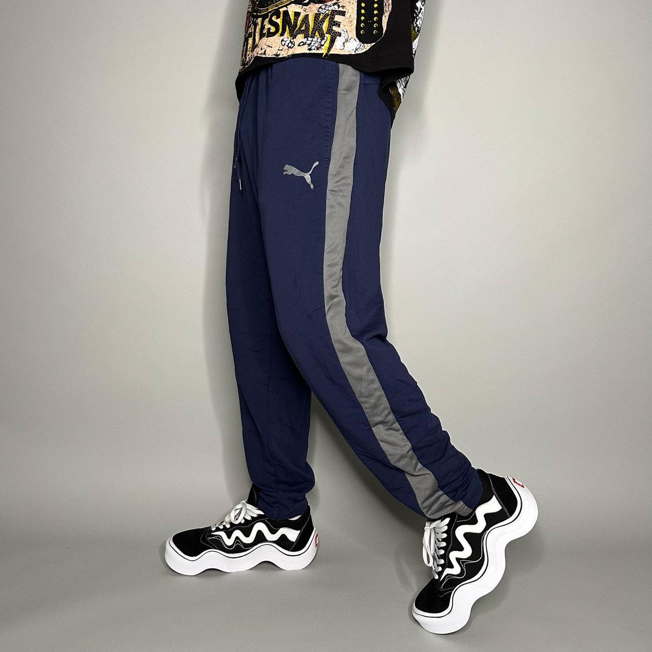 Blue puma joggers online