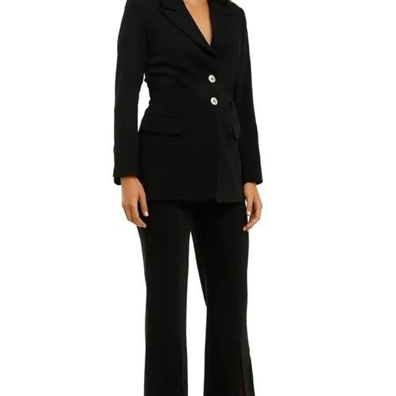 Elliatt Black Blazer and Pant Suit Set - Size 14... - Depop