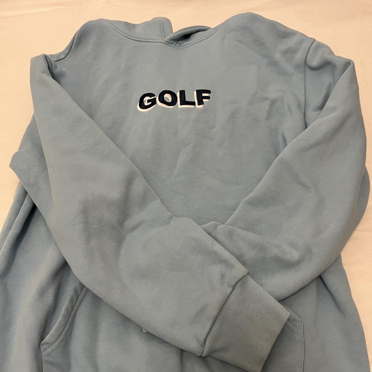 GOLF WANG LIGHT BLUE HOODIE SIZE MEDIUM worn a Depop