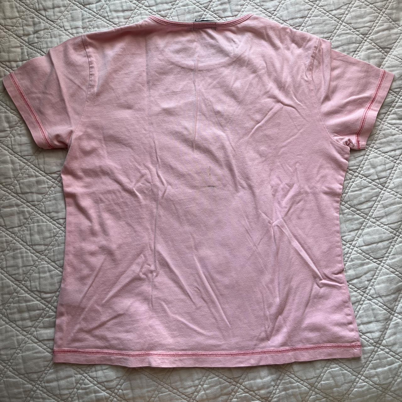 adorable pastel pink hang ten graphic vintage... - Depop