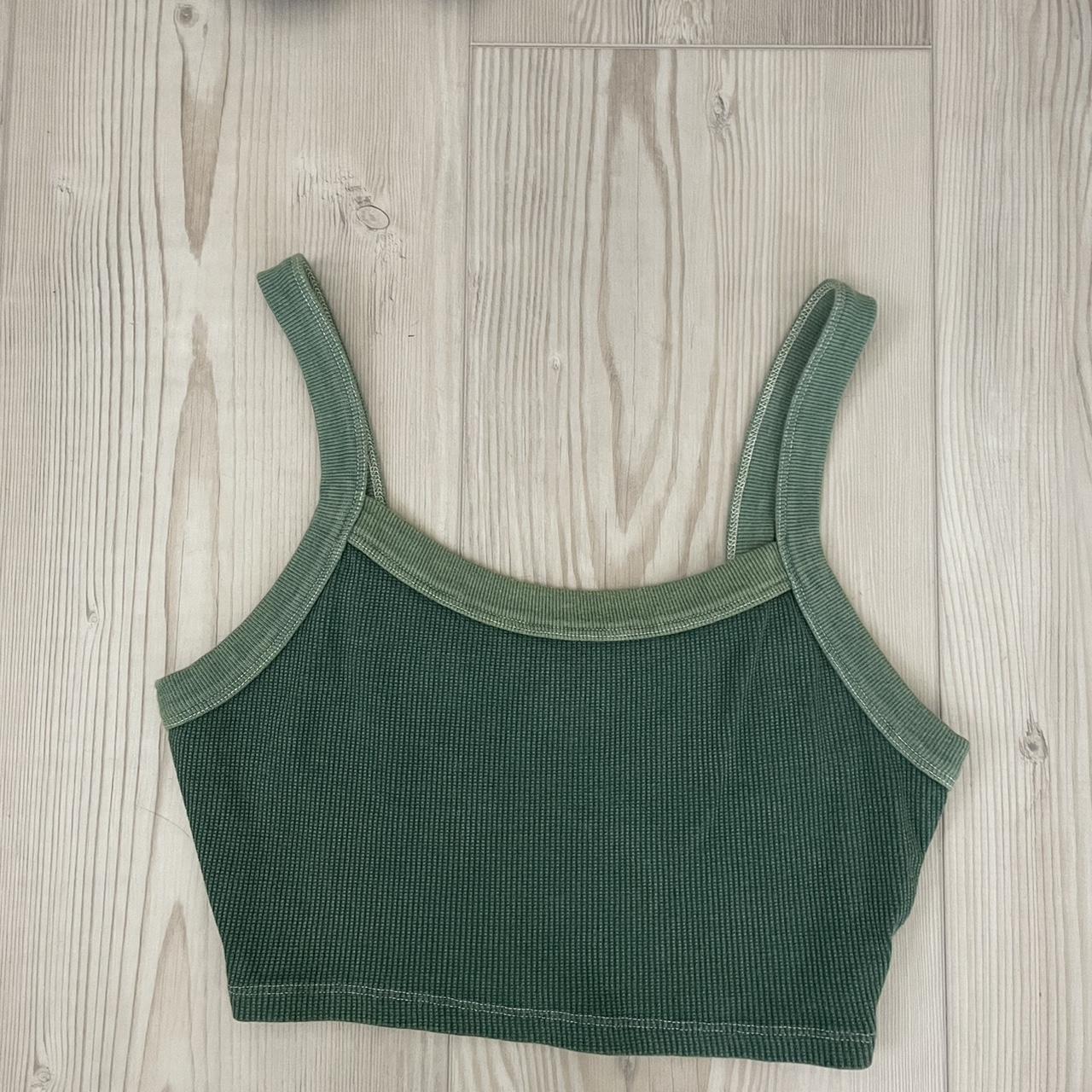 cute green tank🩵perfect for summer never worn🩵fits... - Depop