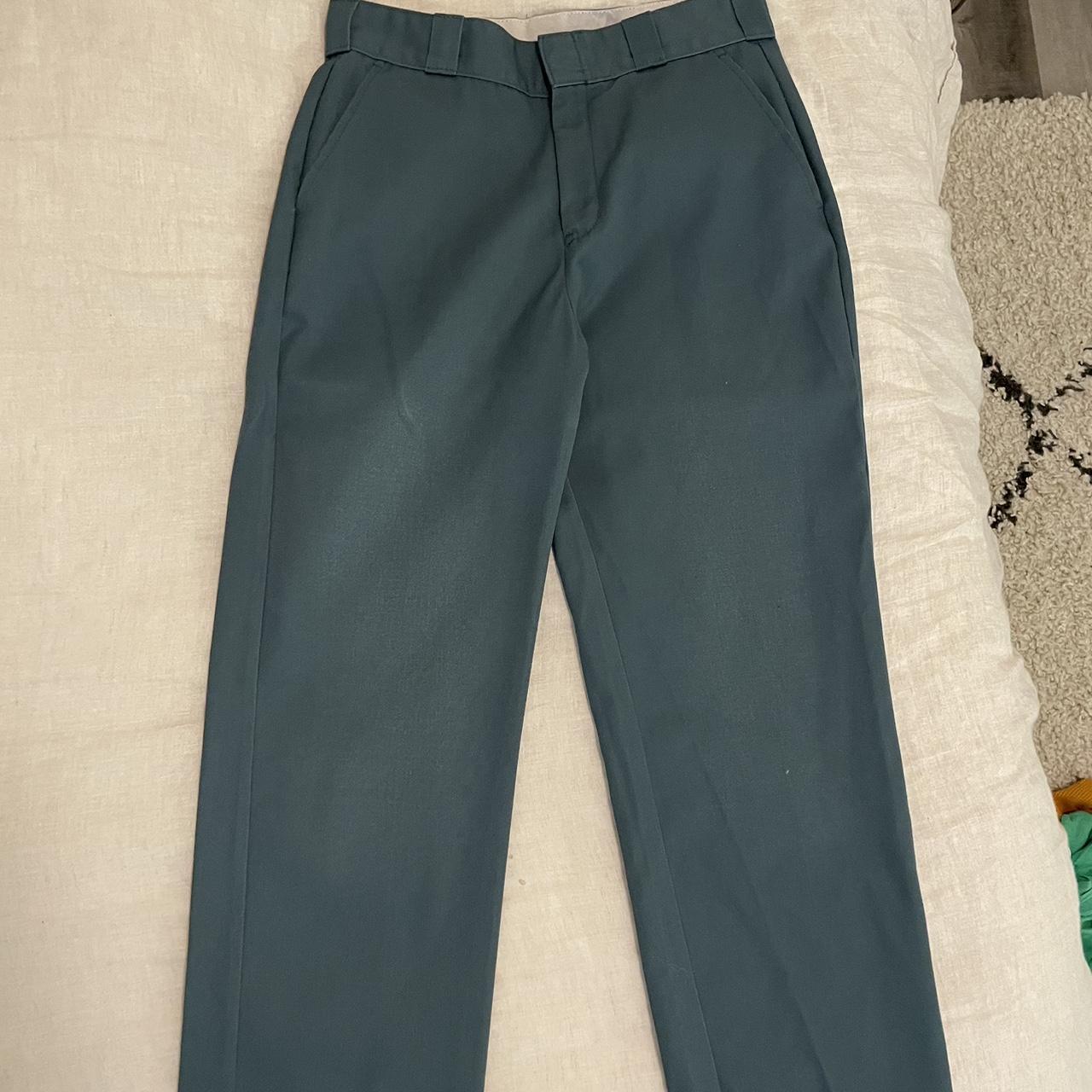 Dickie’s blue carpenter pants perfect condition runs... - Depop