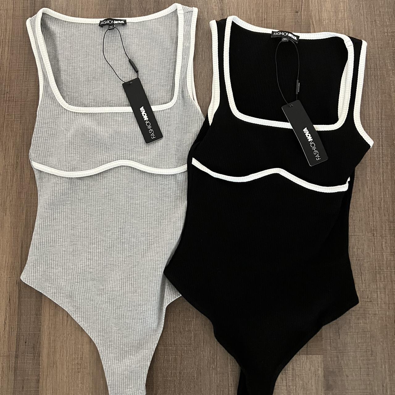 Two BNWT super cute contouring bodysuit so small! Depop