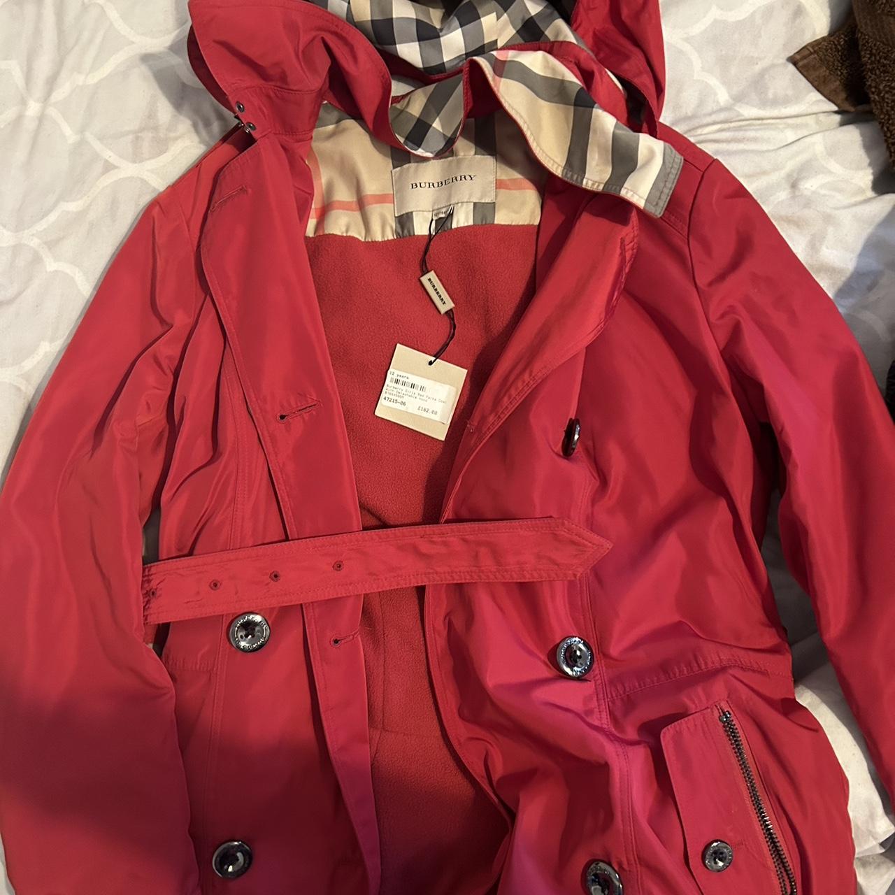 Burberry Rain Coat Size 12yrs kids but I'm a Depop