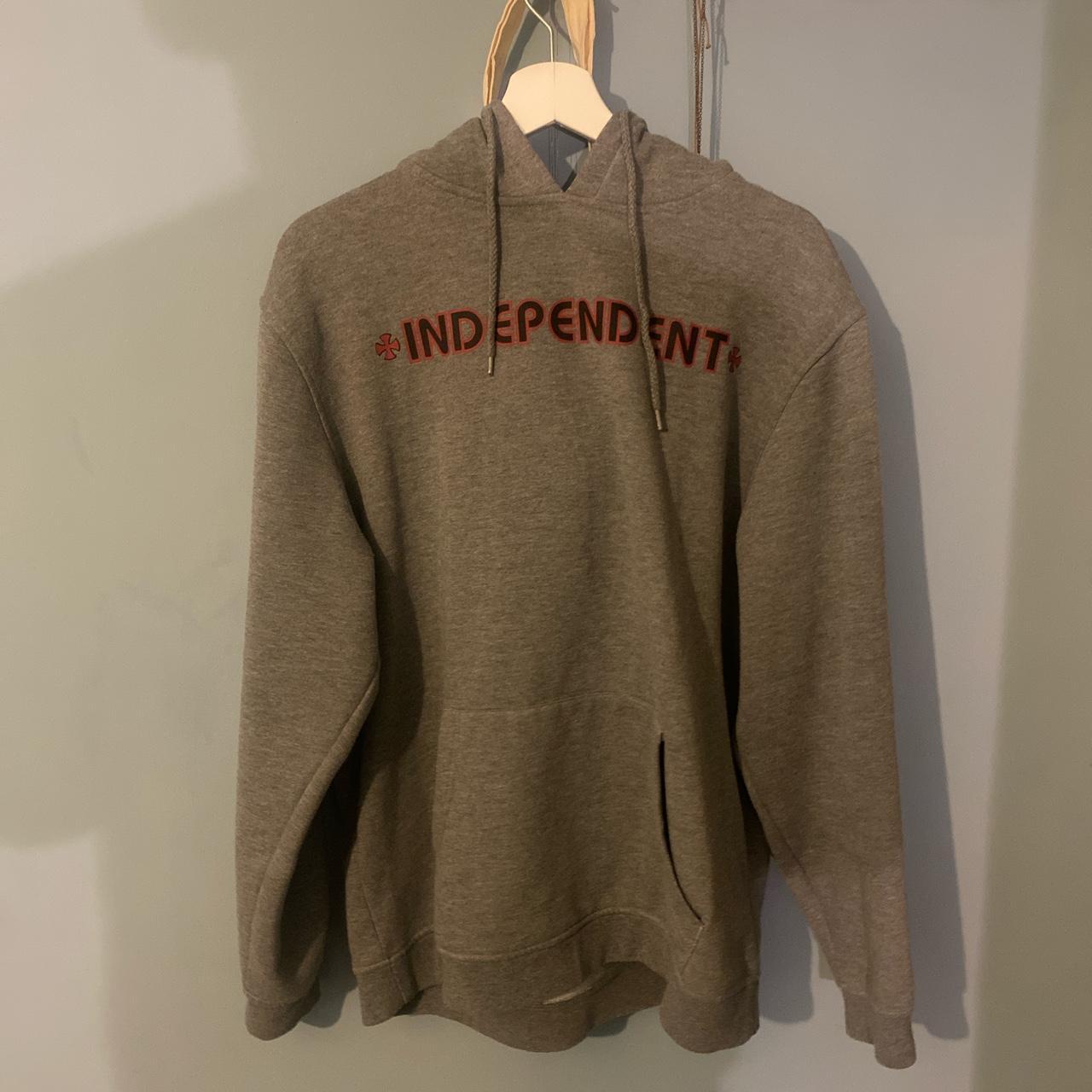 Independent Men's Grey Hoodie | Depop