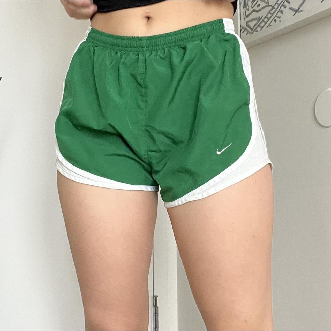 womens nike shorts green
