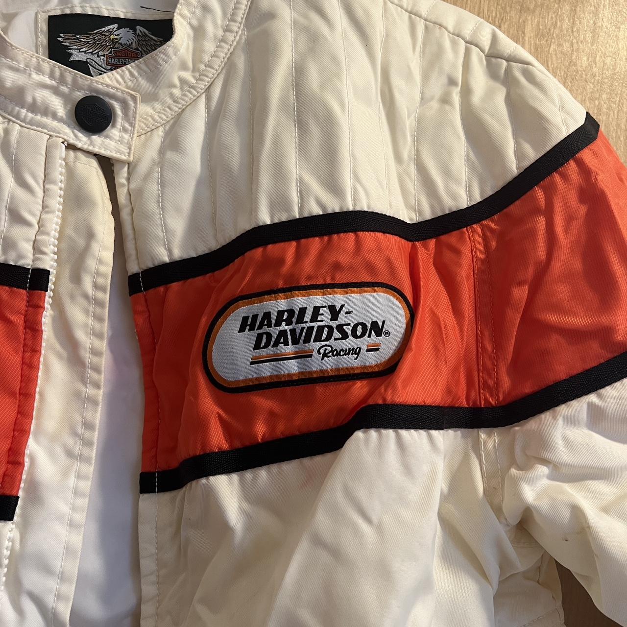 Vintage Harley Davidson racing jacket Great condition! - Depop