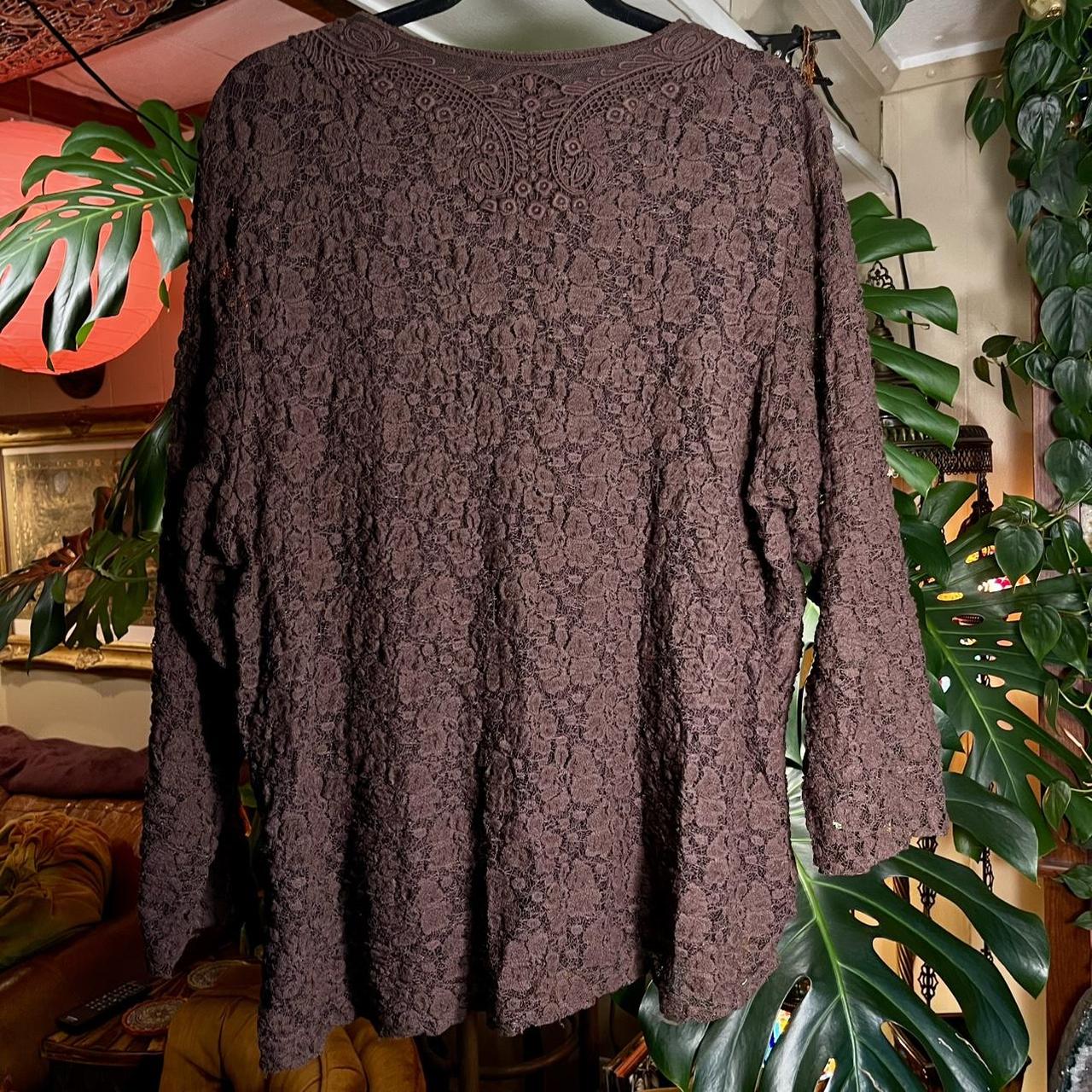 Coldwater Creek Women's Blouse - Brown - XXL – vi… - image 5