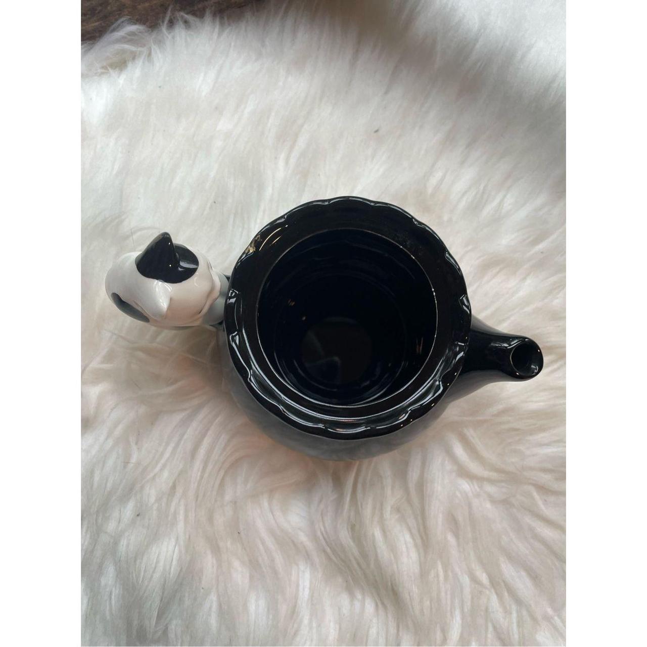 Takahashi San Francisco kitten cat teapot black - Depop