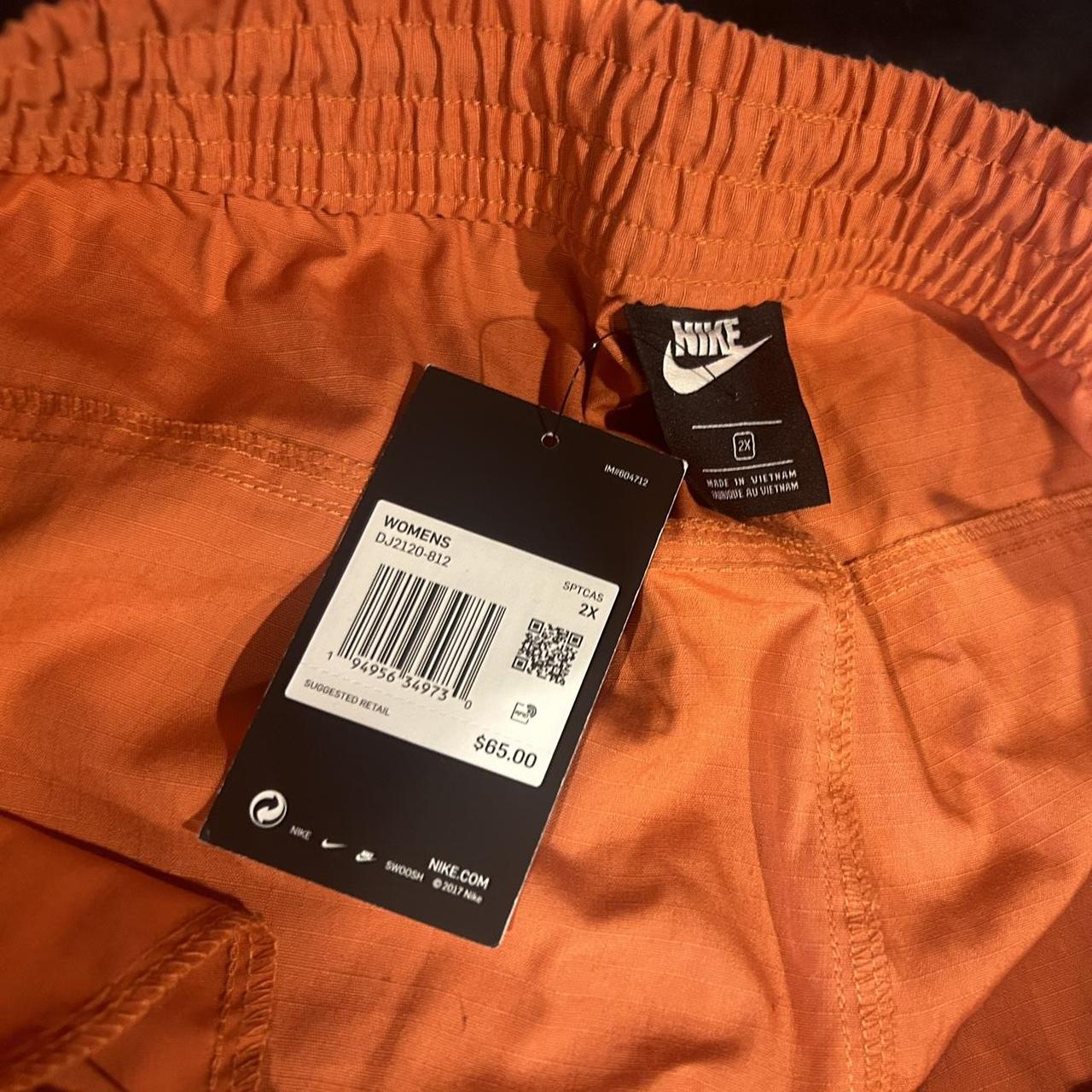 orange nike windbreaker pants