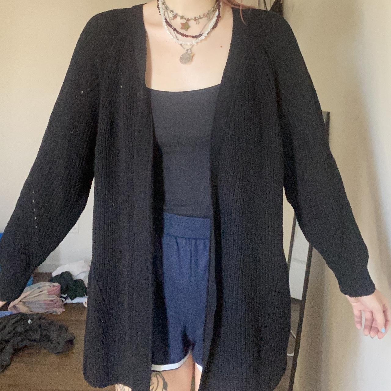 Costco cardigan. Black, size large. Never has been... - Depop