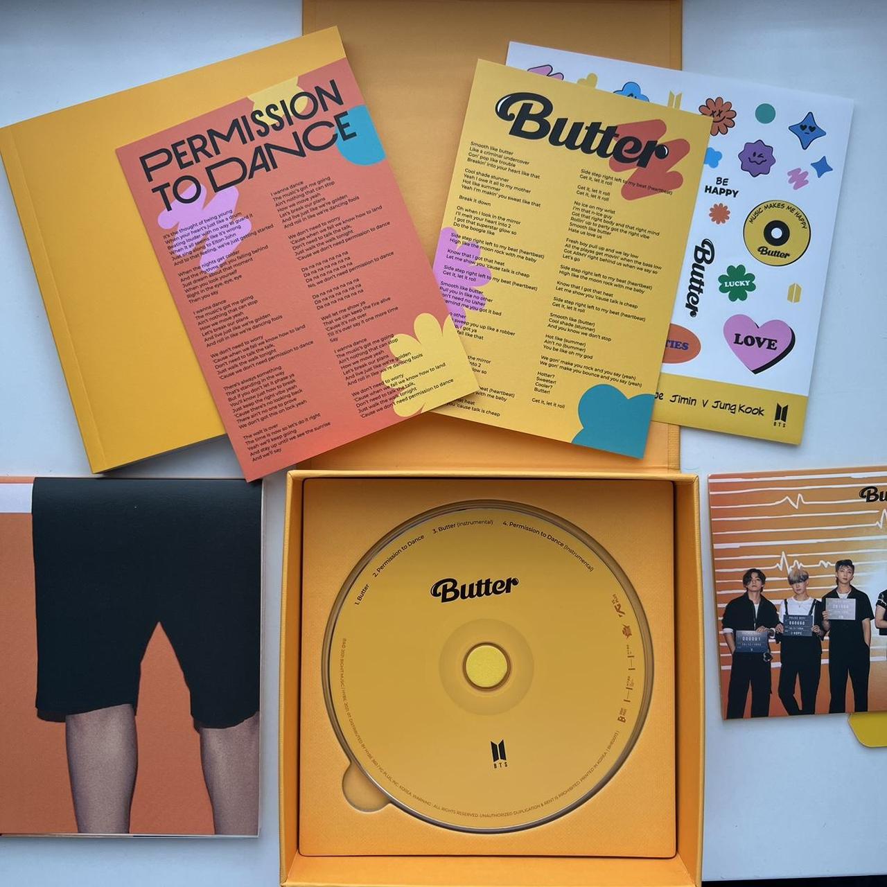 bts butter album (cream version) comes with all... Depop
