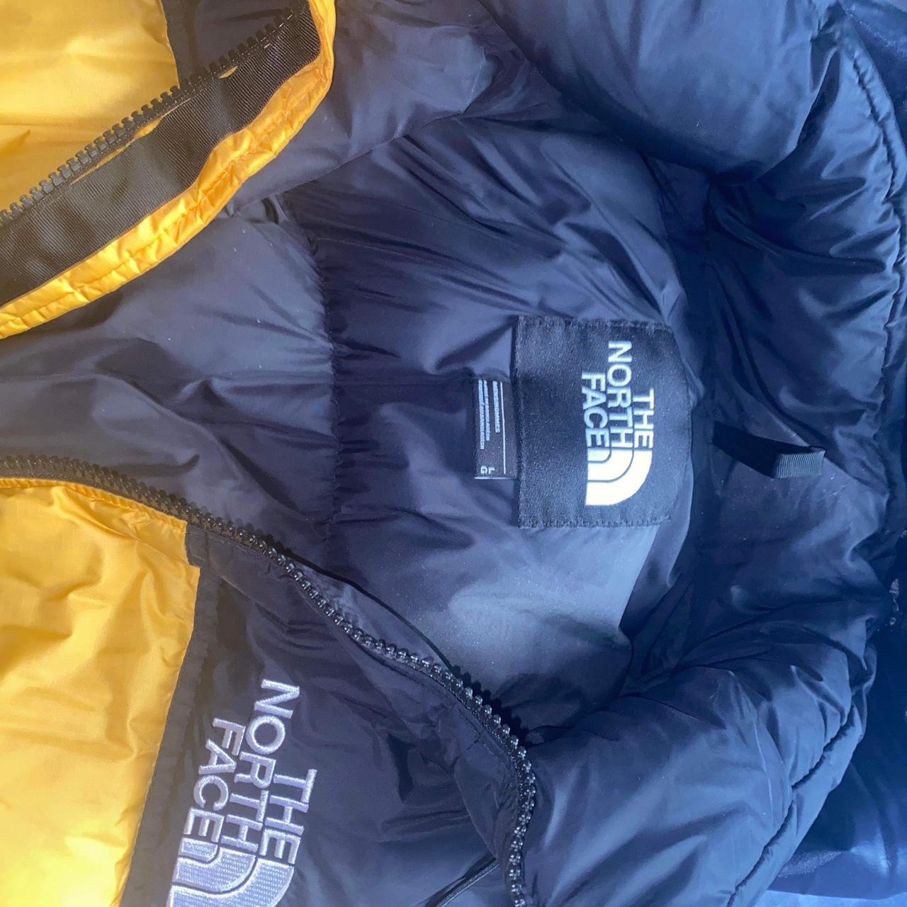 The North Face Yellow Puffer Worn 1 time but wrong... - Depop