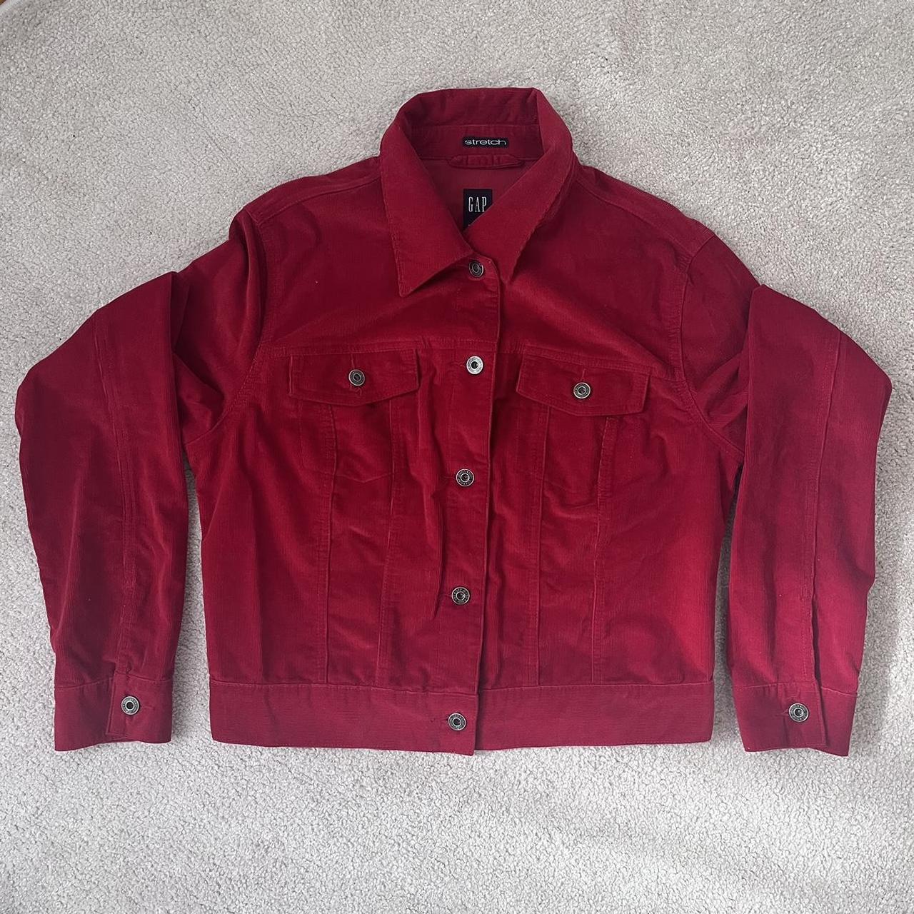 Gap Women's Red Jacket | Depop