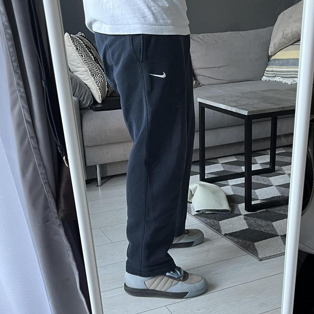 Nike gray vintage baggy nylon track pants joggers y2k, Men's Fashion,  Bottoms, Joggers on Carousell